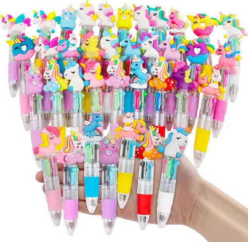 Vista 11 de CZWZ 8 piezas de bolígrafos de cuentas navideños, bolígrafos de plástico con cuentas y cuentas de silicona multicolor, bolígrafos navideños