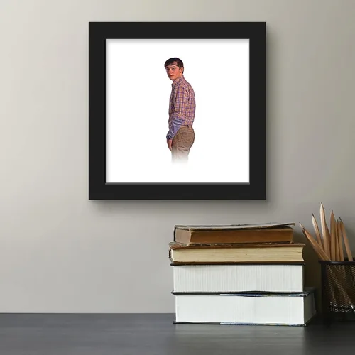 Vista 5 de Gallery Pops Netflix Stranger Things: Season 4 - Arte de pared de Will Byers, versión enmarcada en negro, 12 x 12 pulgadas Versión con marco negro