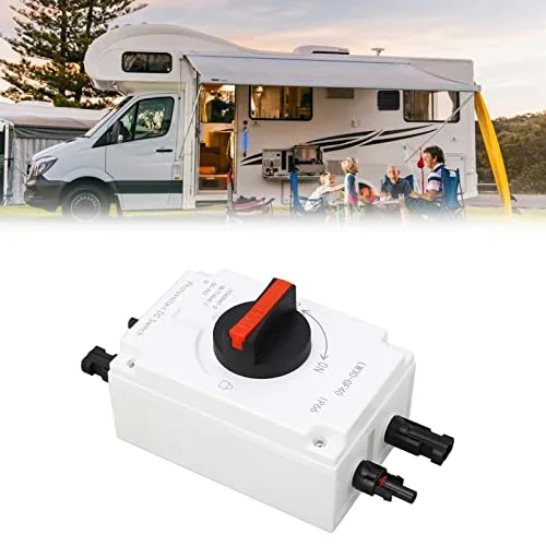 Vista 6 de Interruptor de desconexión rápida solar fotovoltaica CC 1500 V 32 A, disyuntor miniatura de CC IP66, caja combinada solar para sistema de paneles