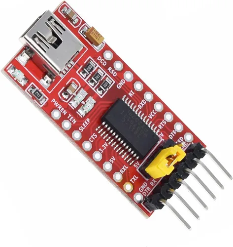 Vista 6 de FT232RL FTDI USB 3.3V 5.5V a TTL módulo adaptador serie para FT232 Pro Mini USB a TTL 232