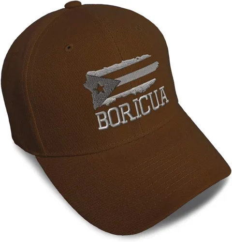 Vista 32 de Gorras de béisbol personalizadas para hombres y mujeres, bordadas con mapa de la isla de Puerto Rico, bandera C, sombreros de béisbol para hombre