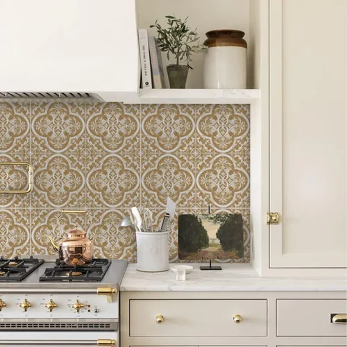Vista 60 de Alwayspon Adhesivos de transferencia de azulejos de vinilo esmerilado para despegar y pegar, calcomanías autoadhesivas para azulejos de pared