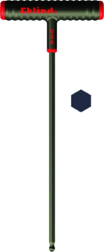 Vista 2 de EKLIND 61810 5/32 pulgadas Power-T - Llave allen hexagonal con mango en T (paquete de 2)
