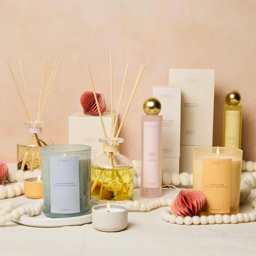 Vista 8 de Vela perfumada de bergamota y jazmín 11 onzas, 60 horas de combustión Cera de soja natural, mecha de algodón Velas perfumadas de soja