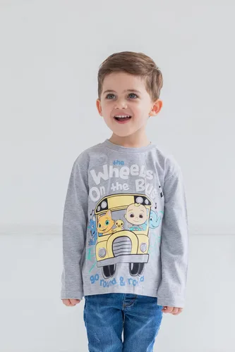 Vista 4 de CoComelon JJ Kitty - Camiseta de manga larga con gráficos