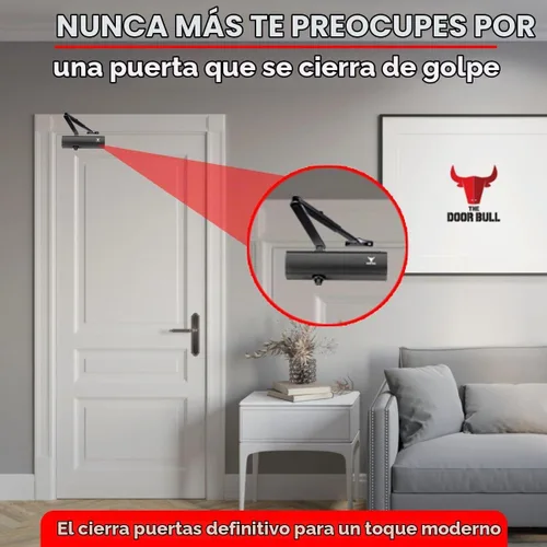 Vista 7 de The Door Bull Cierrapuertas de grado comercial/residencial