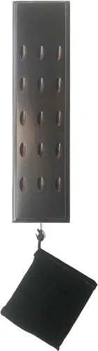 Vista 6 de Soporte de dardos de madera maciza para montar en la pared, soporte para 15 dardos de acero/punta suave, estante de madera maciza con bolsa
