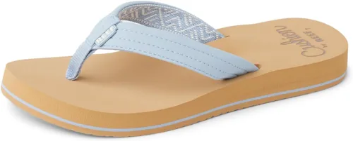 Vista 8 de Reef Brisa - Sandalia acolchonada para mujer. Negro/Negro