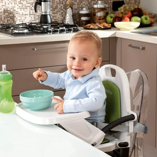 Vista 7 de Peg Perego Rialto - Asiento elevador - Adecuado para niños de 6 meses en adelante - Fabricado en Italia - Petrolio (verde azulado) (IMRIASNA03PL71)