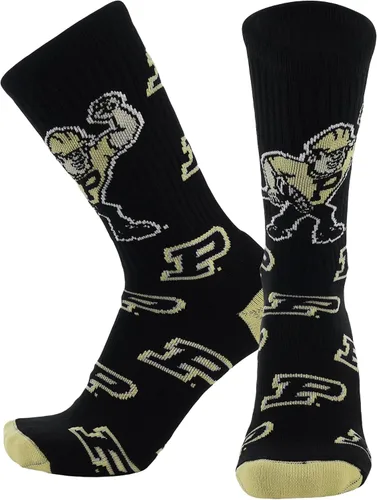 Vista 63 de TCK - Calcetines Mayhem de tripulación de longitud de pantorrilla para hombres, calcetines para día de juego