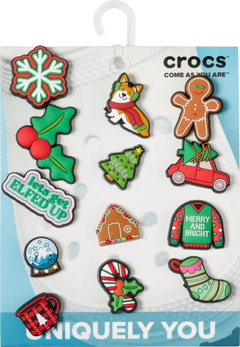 Vista 2 de Crocs Jibbitz - Paquete de 13 dijes para zapatos navideños Jibbitz para Crocs talla única