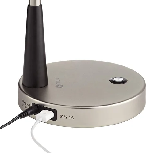 Vista 9 de OttLite Lámpara de escritorio LED ajustable con puerto USB de 2.1 A - Portátil, ajustable, luz de escritorio 3 modos de temperatura de color Los