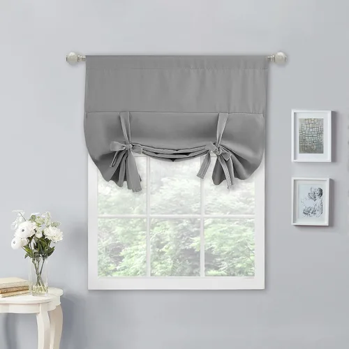 Vista 64 de NICETOWN Cortina Opaca con Aislamiento Térmico – Persiana Enrollable para Ventana de Bebé para Dormitorio/Acción de Gracias
