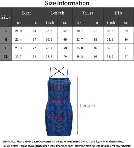 Vista 6 de xxxiticat Vestido corto sin mangas con estampado de piel de serpiente para mujer, con tirantes delgados, espalda halter, cruzado, piel de animal