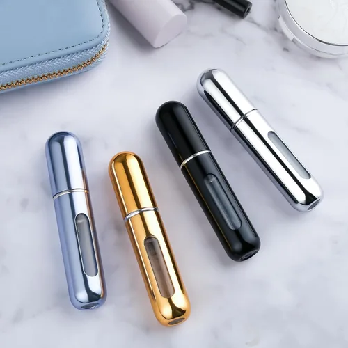 Vista 4 de 4PCS botella de perfume de viaje recargable, mini atomizadores