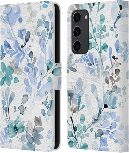 Vista 289 de Head Case Designs Officially Licensed Ninola Beige Wild Grasses Leather Wallet Case Compatible with Samsung Galaxy A07 4G