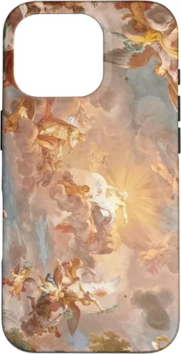 Vista 20 de Funda para iPhone 16, diseño de historia del arte renacentista, diseño de Michelangelo Sky