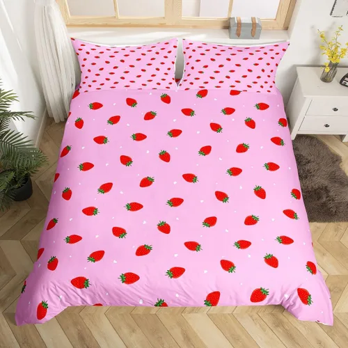 Vista 17 de Juego de ropa de cama de dibujos animados para niños, funda de edredón con estampado de vaca, funda de edredón negra y blanca, funda de edredón