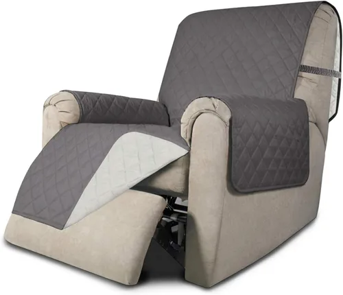 Vista 198 de Easy-Going - Funda reversible para sofá, resistente al agua, con varillas de espuma y correas elásticas, protector de muebles para mascotas y perros
