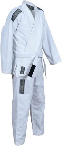 Vista 6 de Twister Challenge Brazilian Jiu Jitsu Gi Uniforme de Jiu Jitsu BJJ Gi Tela ligera preencogida Viene con cinturón gratis
