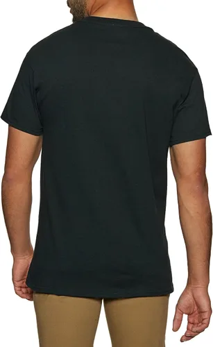 Vista 2 de Thrasher Camiseta de manga corta Godzilla Flame Black para hombre, Negro