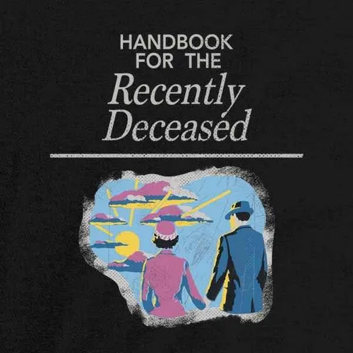 Vista 3 de Pop Threads Handbook for The Recently Deceased Goth Funny Graphic Camiseta para hombre