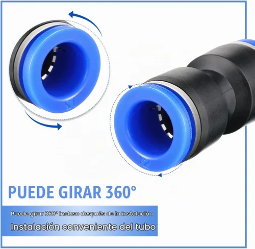 Vista 4 de Konohan Kit de montaje de manguera de aire neumática de conexión rápida