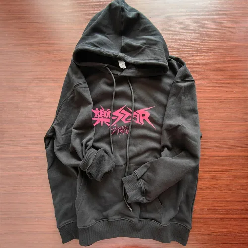 Vista 4 de sunlelekz Stray Kids Sudadera con capucha Straykids Rock Star Ablum Sudadera Algodón SKZ ROck-star Merchandise