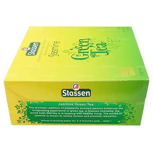 Vista 6 de Stassen Pure té verde de jazmín, 100 bolsas de té