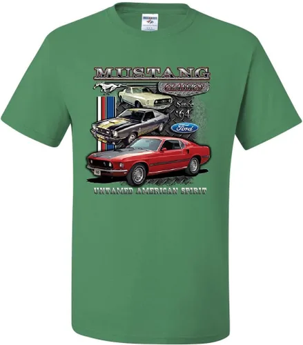 Vista 10 de Ford Mustang Classics Camiseta Muscle Car Untamed American Spirit