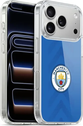 Vista 172 de Head Case Designs Funda de gel con licencia oficial del Manchester City Man City FC Away 2022/23 [protección de grado militar] compatible con Apple