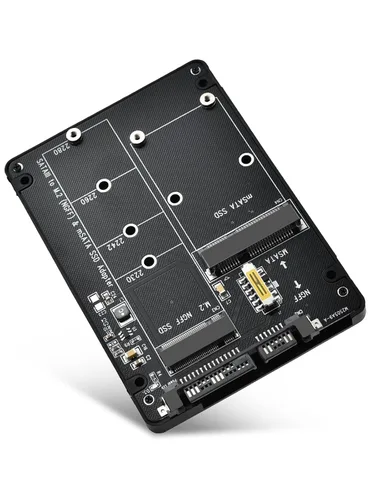 Vista 7 de ELUTENG Adaptador mSATA a USB 3.0 - Convertidor Mini SATA como Unidad Flash Portátil Disco Duro Externo (No Se Necesita Cable)