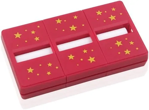 Vista 3 de Broken Pencil Restore Magic Trick Set - 3 piezas de plástico rojo redondo Trucos de magia Productos - Primer plano trucos e ilusiones