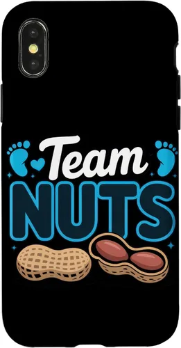 Vista 5 de Team Nuts Expecting Parents Funny Family Event Shirt Case for iPhone XR