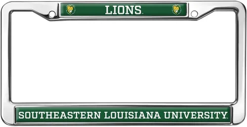 Vista 56 de Texas A&M University - Texarkana Mascot - Marco de metal estándar para placa de matrícula de tamaño completo