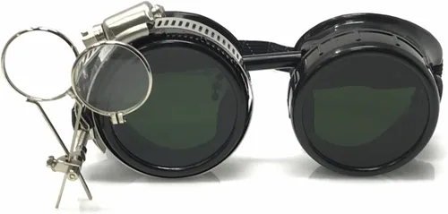 Vista 5 de Steampunk Victorian Goggles anteojos de soldadura por umbrellalaboratory