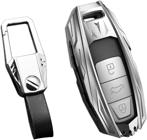Vista 63 de Funda para Llavero Audi, Llavero, Protección de Aleación de Zinc Funda para Llave de Automóvil para A3 A4 A5 A6 Q7 Q5 TTS SQ5 R8 RS4 RS5 S5