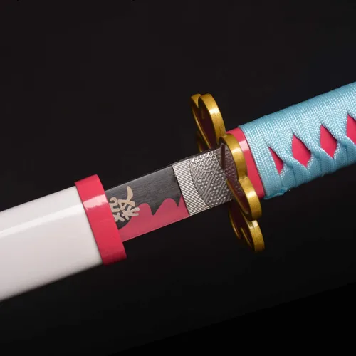 Vista 2 de Sword Valley Espada de la serie Demon de aproximadamente 40.9 pulgadas Cosplay Prop Anime Slayers Katana Samurai Sword Textura original de anime