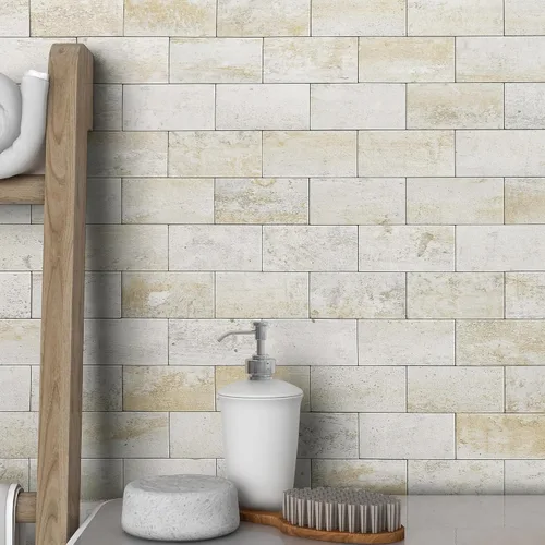 Vista 9 de BeNice Protector Contra Salpicaduras Adhesivo para Cocina, Azulejos Adhesivos para Pared de Baño, Azulejos de Ducha Adhesivos Impermeables