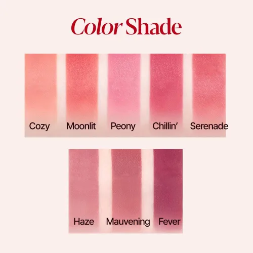 Vista 3 de Espoir Couture Lip Tint Blur Velvet #3 Peony 0.19 onzas Lápiz labial líquido de color borroso natural Tinte labial de fijación a prueba