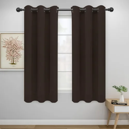 Vista 22 de Easy-Going - Cortinas opacas para dormitorio, aislamiento térmico sólido con ojales, cortinas de ventana para reducción de ruido, cortinas
