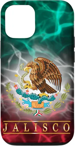 Vista 28 de Jalisco - Funda para iPhone 17, diseño de bandera de México