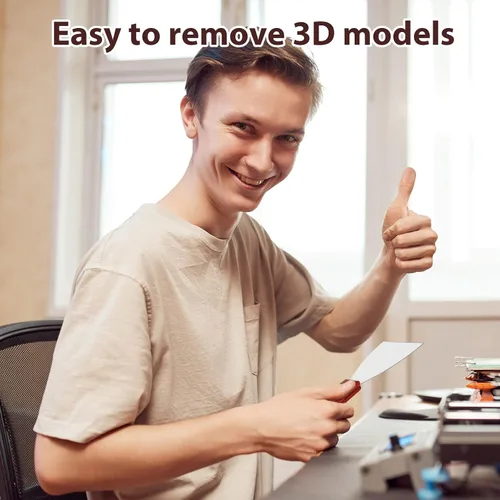 Vista 3 de Minatee Herramienta de espátula de impresora 3D, 5 piezas, accesorios de raspador de impresora 3D, kit de herramientas de extracción con agarre