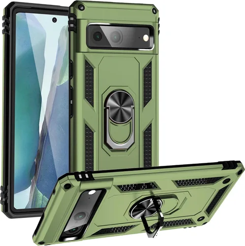 Vista 25 de Korecase Funda para Google Pixel 6 Pro de Servicio Pesado Resistente de Cuerpo Completo a Prueba de Arañazos a Prueba de Golpes Protección