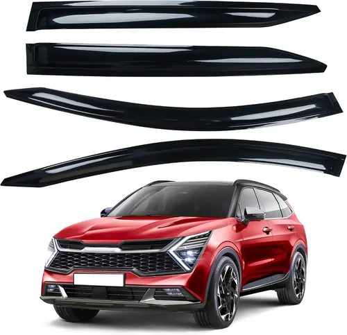 Vista 11 de AUXKO Protectores de lluvia para BMW X3 2018-2024 2025, 4 piezas de accesorios para viseras de ventilación de ventana, protector de lluvia con cinta