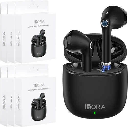 Vista 10 de 1 Hora Auriculares inalámbricos, auriculares Bluetooth 5.3 con funda