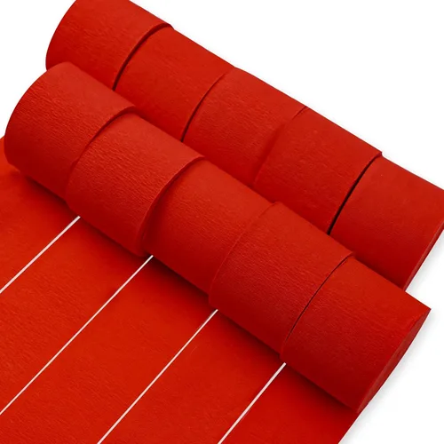Vista 11 de PartyWoo Serpentinas de papel crepé negro dorado y plateado, 10 rollos de 820 pies, paquete de papel crepé para graduación, Navidad, Año Nuevo