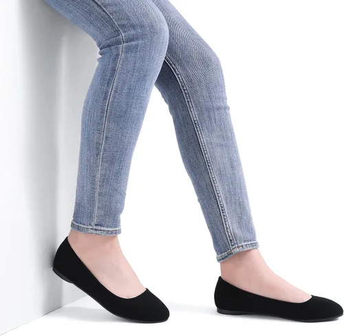 Vista 6 de DREAM PAIRS Zapatos planos para caminar con suela simple para mujer