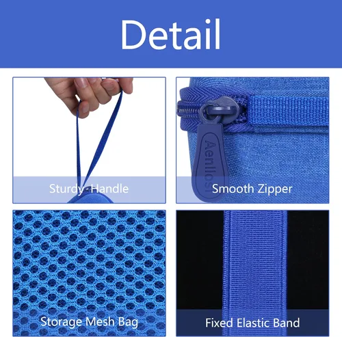 Vista 2 de Estuche resistente impermeable para cámara digital Kodak PIXPRO WPZ2, azul, protección para cámara de video impermeable
