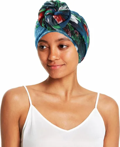 Vista 5 de Ligeras mascadas de moda GERINLY con estampados de flores, mascada de algodón para mujer.